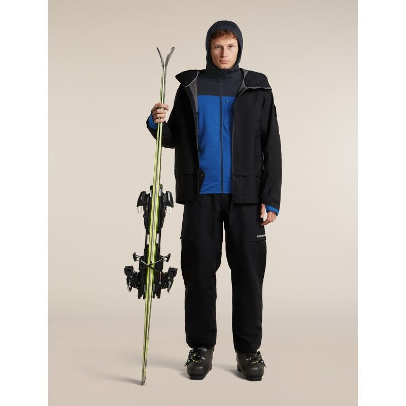 icebreaker Men Merino Blend 300 RealFleece™ Descender LS Zip Hoodie - Polaire en laine mérinos homme | Hardloop