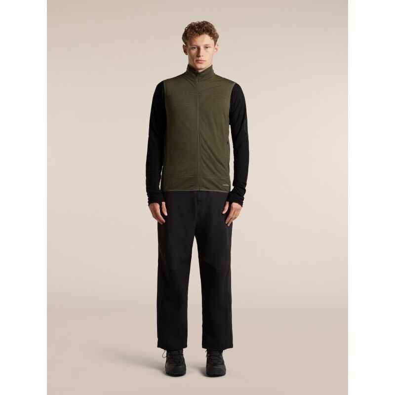 icebreaker Men Merino Blend 300 RealFleece™ Descender Vest - Polaire sans manches en laine mérinos homme | Hardloop