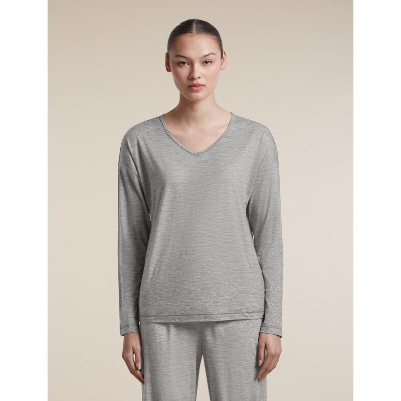 Women Merino 150 Lodge LS Tee - Merinoshirt - Dames