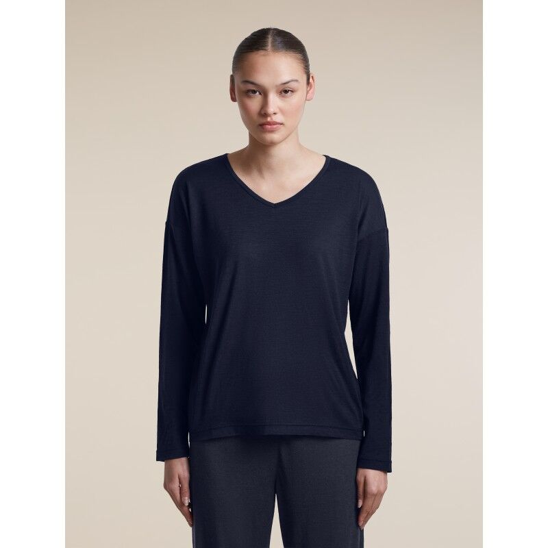 Women Merino 150 Lodge LS Tee - Merinoshirt - Dames