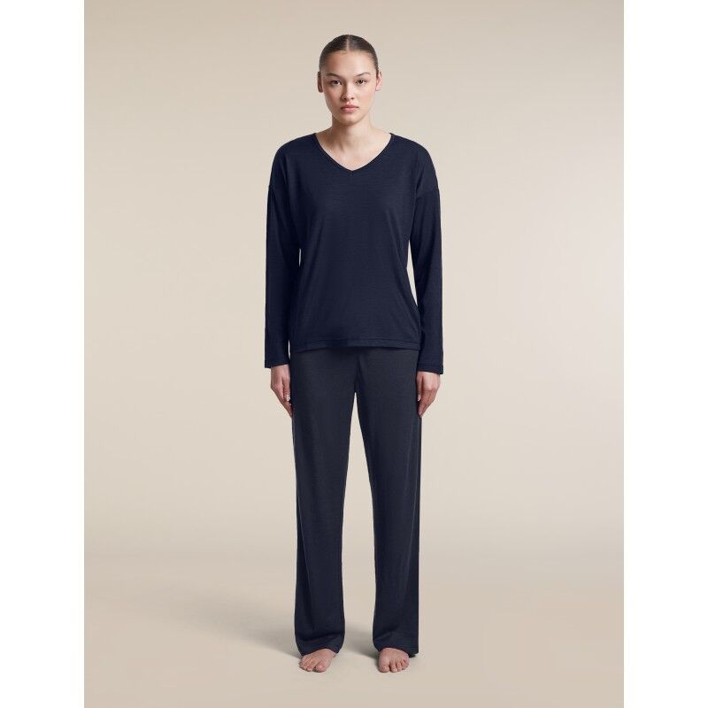 icebreaker Women Merino 150 Lodge LS Tee - T-shirt en laine mérinos femme | Hardloop