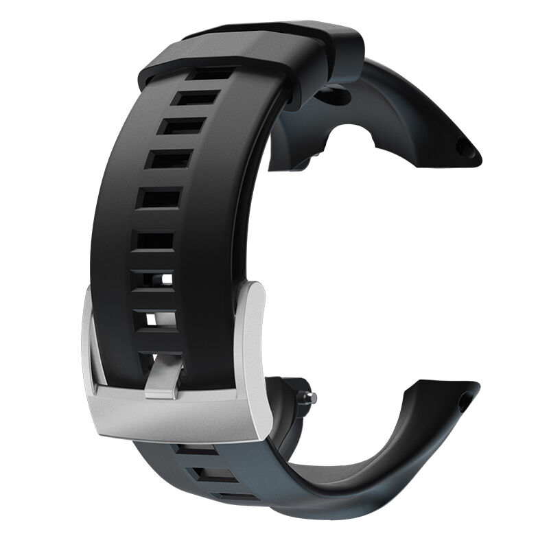 Suunto - Bracelet en silicone noir saphir pour montre GPS Ambit 3 Peak