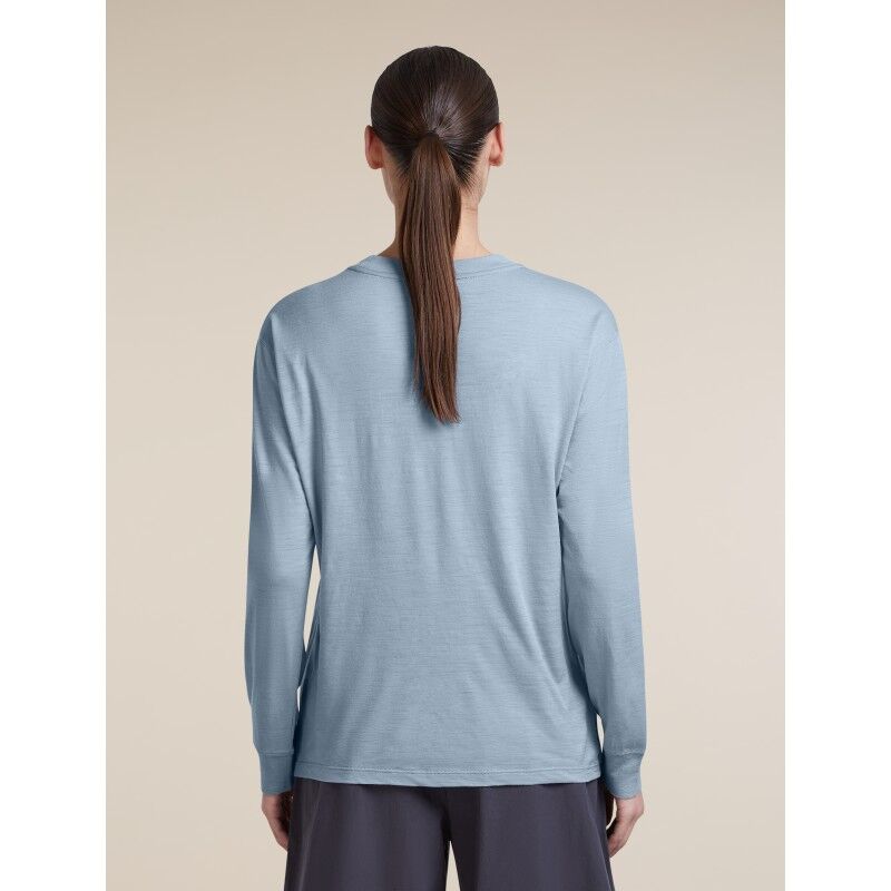 icebreaker Women Merino 150 Tech Lite LS Relaxed Tee - Merino shirt - Women's | Hardloop