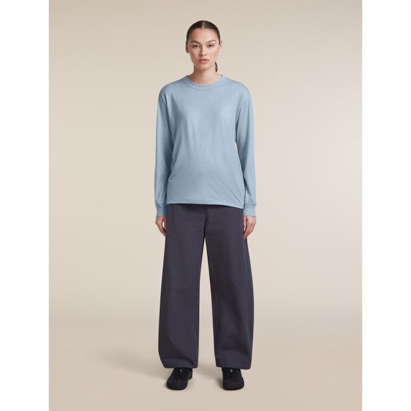 icebreaker Women Merino 150 Tech Lite LS Relaxed Tee - T-shirt en laine mérinos femme | Hardloop