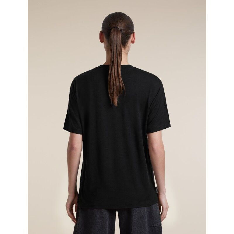 icebreaker Women Merino 150 Tech Lite SS Relaxed Tee icebreaker Heritage - Merino-shirt - Damer | Hardloop