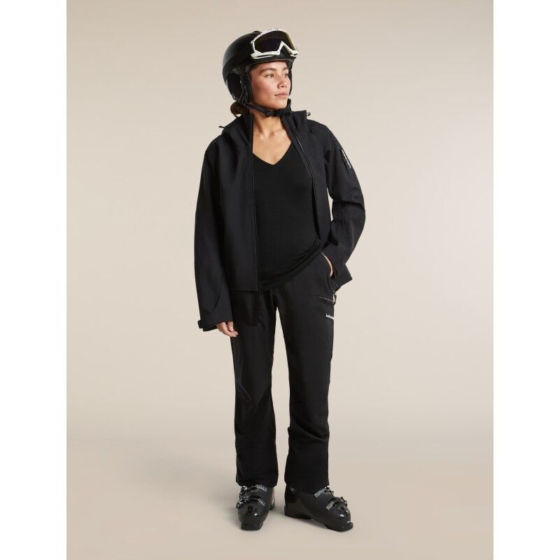 icebreaker Women Merino 260 Tech LS V Neck - Merino Wool Jersey - Women's | Hardloop