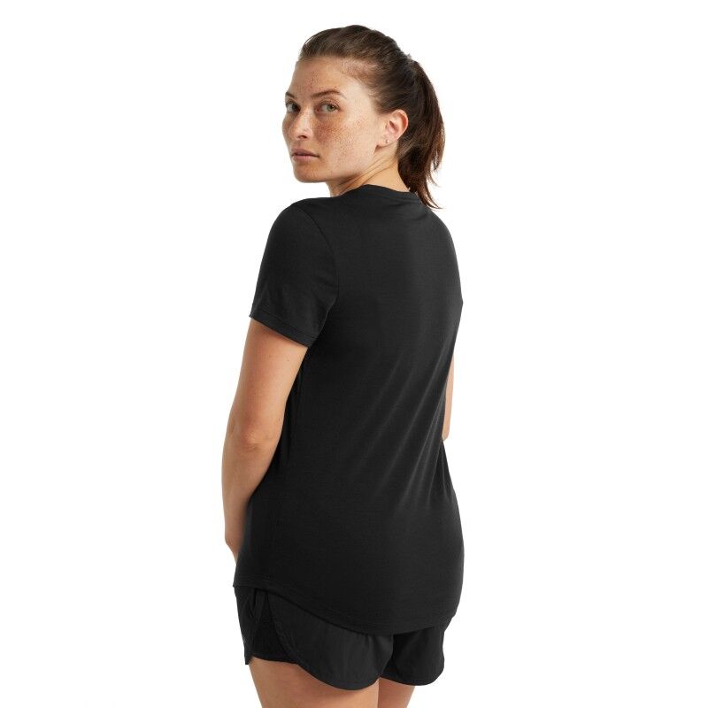 Icebreaker Cool-Lite Sphere Short Sleeve Low Crewe - Camiseta de merino - Mujer I Hardloop