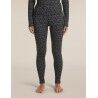 icebreaker Women Merino 260 Tech Vertex High Rise Leggings Alpine Geo - Merino wool Thermal Tight - Women's | Hardloop