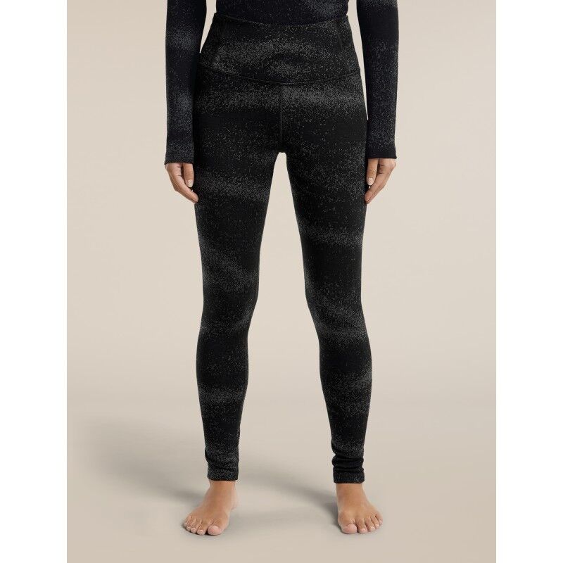 icebreaker Women Merino 260 Tech Vertex High Rise Leggings Chillwave - Merino wool Thermal Tight - Women's | Hardloop