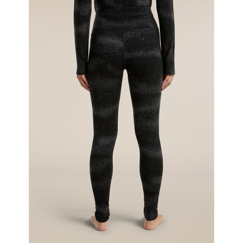 icebreaker Women Merino 260 Tech Vertex High Rise Leggings Chillwave - Collant thermique laine mérinos femme | Hardloop