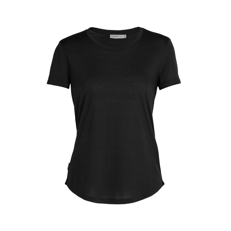 Icebreaker Cool-Lite Sphere Short Sleeve Low Crewe - Merinotröja Dam I Hardloop