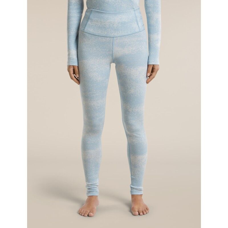 Women Merino 260 Tech Vertex High Rise Leggings Chillwave - Thermische Merinowollstrumpfhose - Damen
