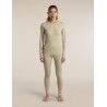 icebreaker Women Merino 260 Tech Vertex LS Crewe Alpine Geo - Maillot thermique laine mérinos femme | Hardloop