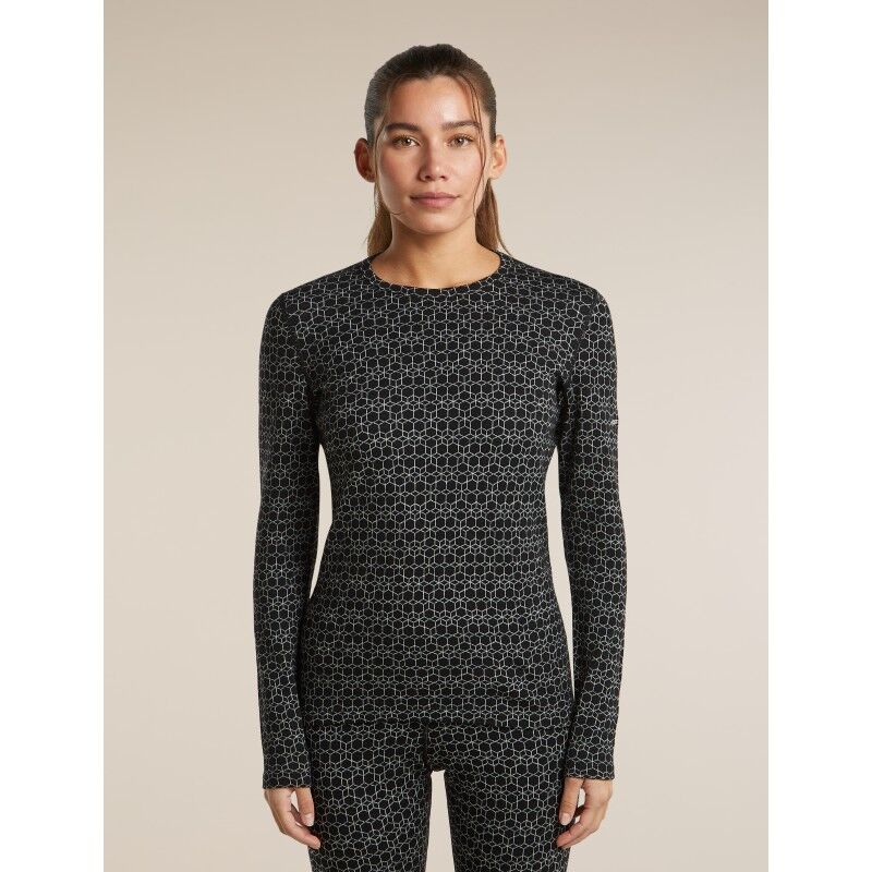 Women Merino 260 Tech Vertex LS Crewe Alpine Geo - Merinovillapaidat - Naiset