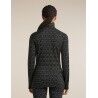 icebreaker Women Merino 260 Tech Vertex LS Half Zip Alpine Geo - Maillot thermique laine mérinos femme | Hardloop