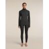 icebreaker Women Merino 260 Tech Vertex LS Half Zip Alpine Geo - Merino Wool Jersey - Women's | Hardloop