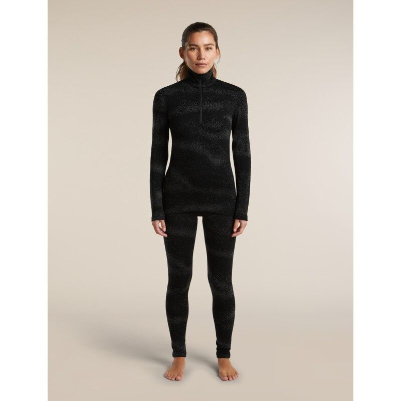 icebreaker Women Merino 260 Tech Vertex LS Half Zip Chillwave - Merino Wool Jersey - Women's | Hardloop
