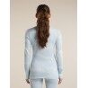 icebreaker Women Merino 260 Tech Vertex LS Half Zip Chillwave - Maglia in lana merino - Donna | Hardloop