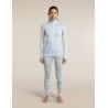 icebreaker Women Merino 260 Tech Vertex LS Half Zip Chillwave - Merino Wool Jersey - Women's | Hardloop