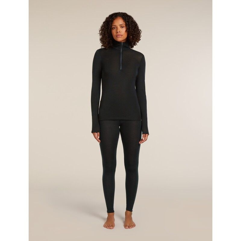 icebreaker Merino 175 Everyday LS Half Zip - Roupa interior de lã merino mulher | Hardloop