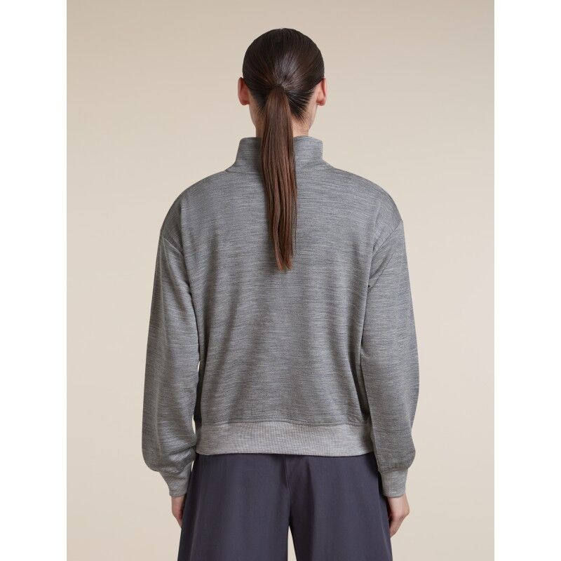 icebreaker Women Merino Blend 150 Drift LS Half Zip - Sweatshirt en laine mérinos femme | Hardloop