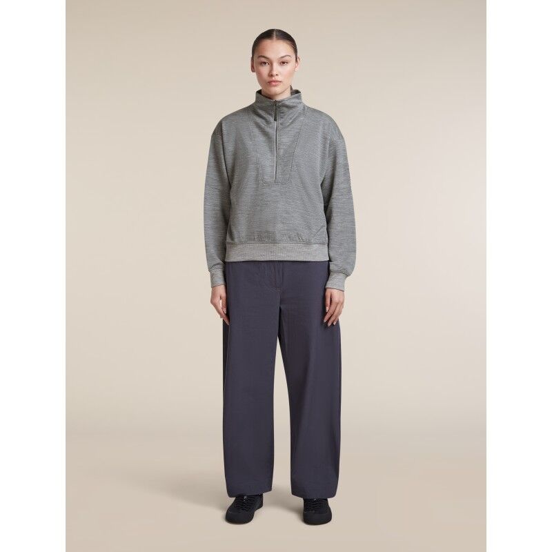icebreaker Women Merino Blend 150 Drift LS Half Zip - Sweatshirt en laine mérinos femme | Hardloop