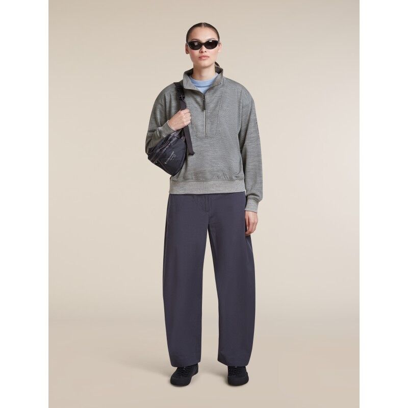 icebreaker Women Merino Blend 150 Drift LS Half Zip - Merinohoodie - Damen | Hardloop