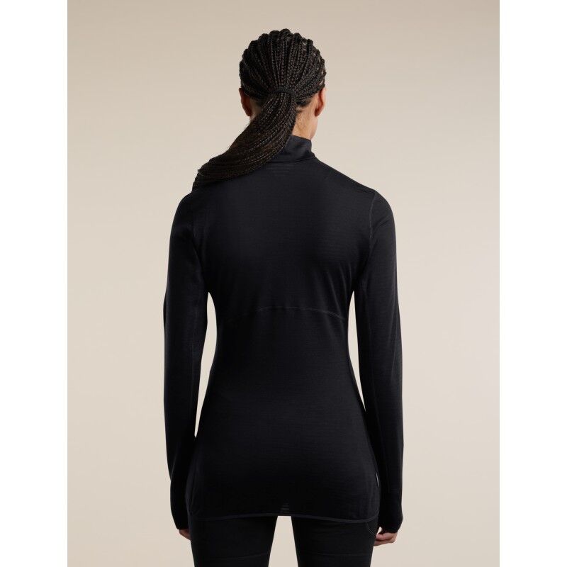 icebreaker Women Merino Blend 200 RealFleece™ Descender LS Half Zip - Polaire en laine mérinos femme | Hardloop