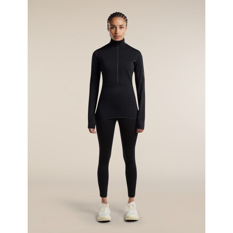 icebreaker Women Merino Blend 200 RealFleece™ Descender LS Half Zip - Merino Fleece jacket - Women's | Hardloop
