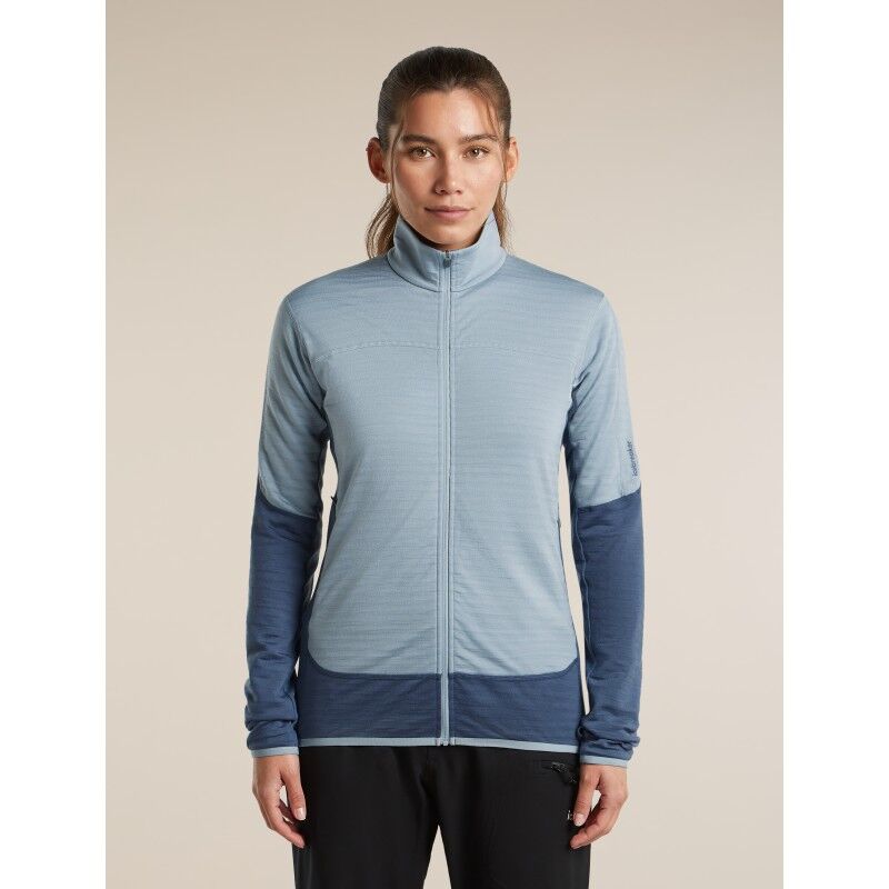 Women Merino Blend 300 RealFleece™ Descender LS Zip - Merino Fleecejacke - Damen