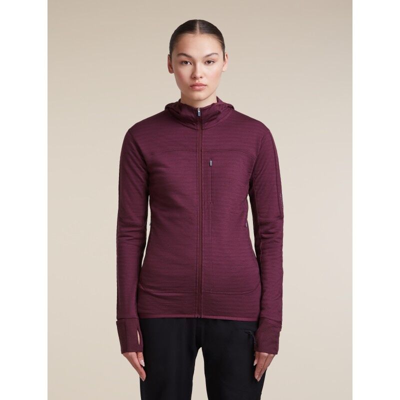 Women Merino Blend 300 RealFleece™ Descender LS Zip Hoodie - Giacca in pile di merino - Donna