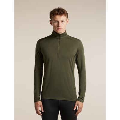 200 Oasis LS Half Zip - Pánské Merinoové Trička