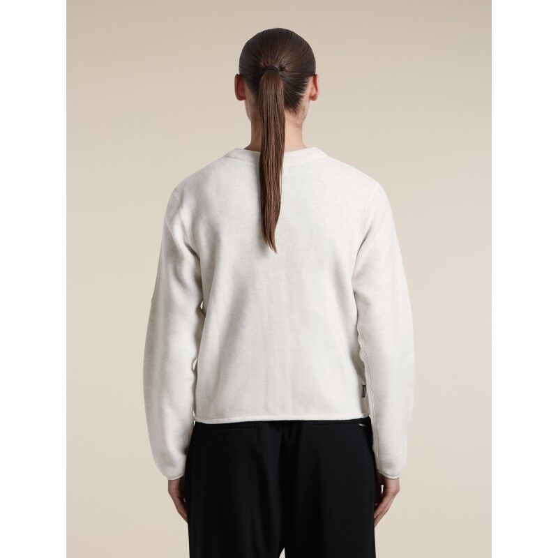 icebreaker Women Merino Blend 800 RealFleece™ Classic Pile Cardigan - Polaire en laine mérinos femme | Hardloop
