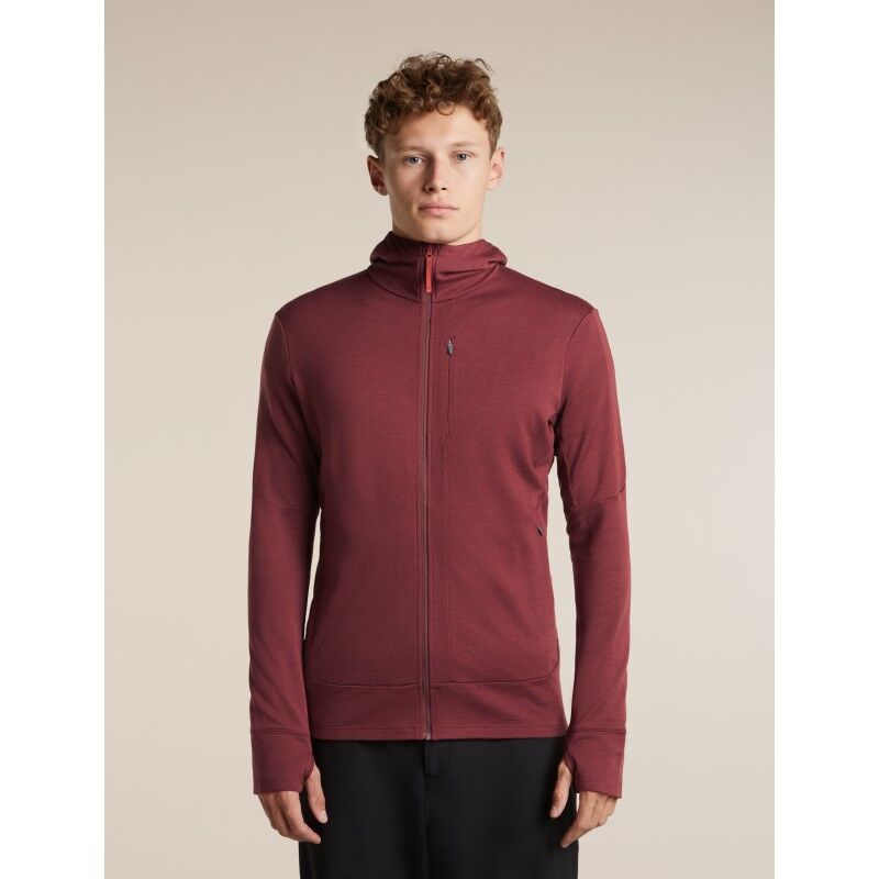 260 Quantum IV LS Zip Hoodie - Merino Fleecejacke - Herren