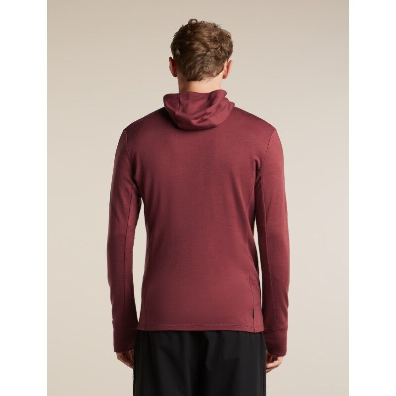 icebreaker 260 Quantum IV LS Zip Hoodie - Merino Fleecejacka - Herr | Hardloop