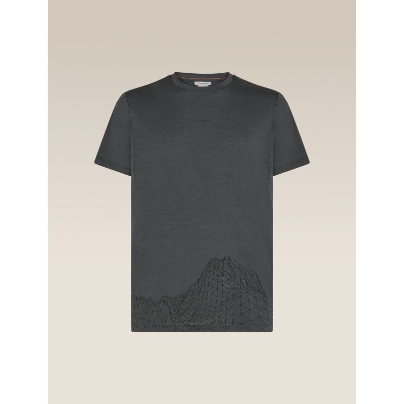 icebreaker Men Merino 150 Tech Lite SS Tee 3D Mapping - Merino shirt - Men's | Hardloop