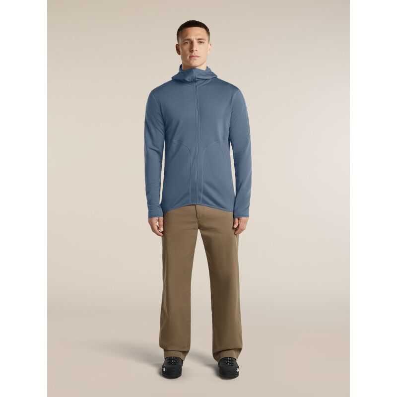 icebreaker 560 RealFleece Elemental II LS Zip Hoodie - Polaire en laine mérinos homme | Hardloop