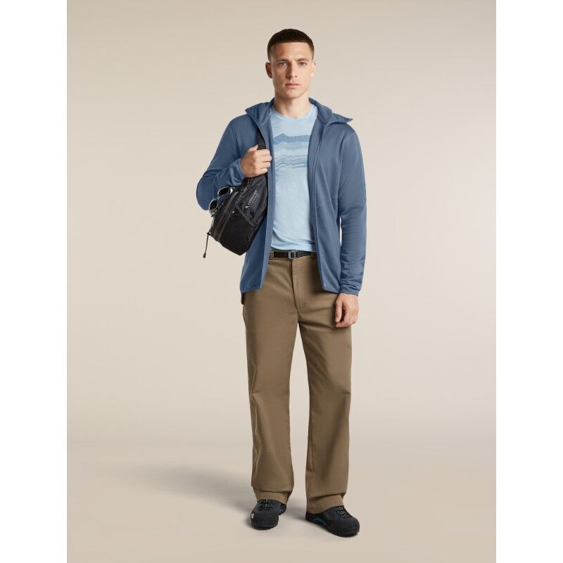 icebreaker 560 RealFleece Elemental II LS Zip Hoodie - Merino Fleece jacket - Men's | Hardloop