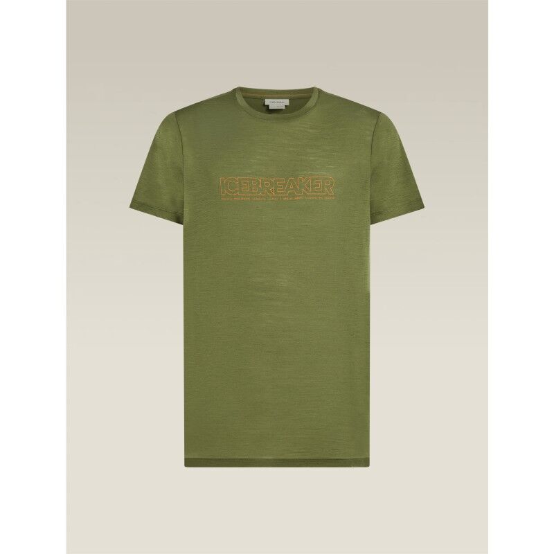 icebreaker Men Merino 150 Tech Lite SS Tee IB Coordinates - T-shirt en laine mérinos homme | Hardloop
