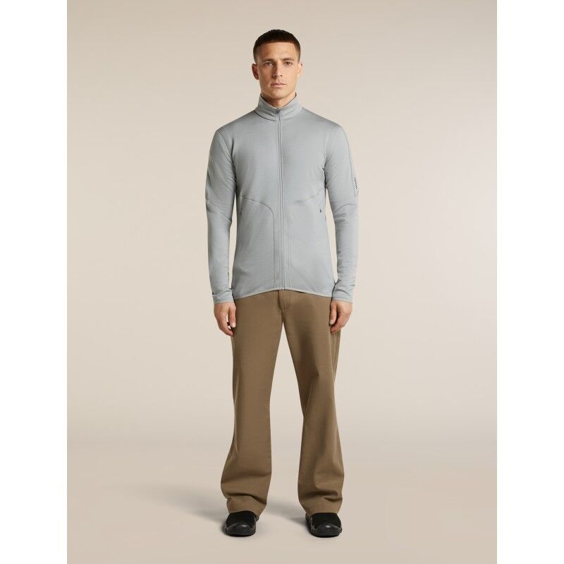 icebreaker 560 RealFleece Elemental II LS Zip - Fleece de lã merino homem | Hardloop