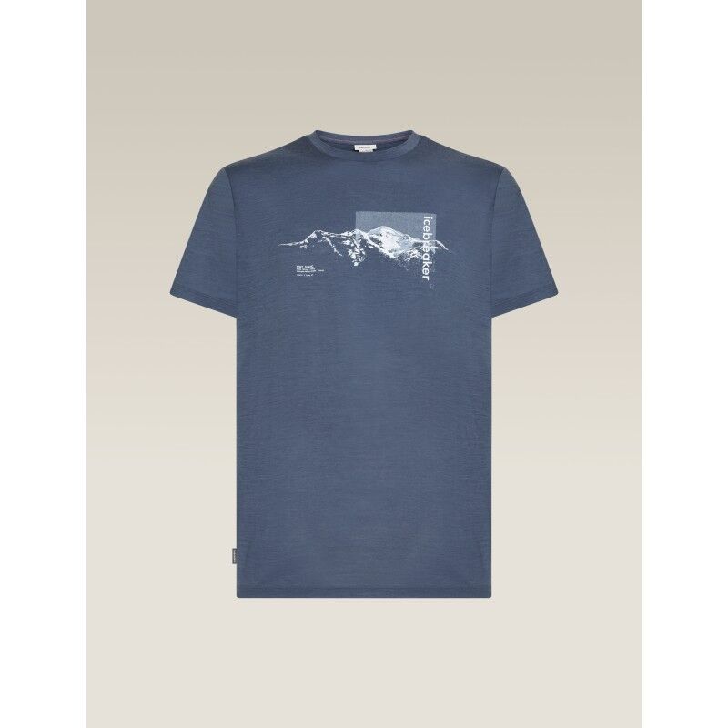 icebreaker Men Merino 150 Tech Lite SS Tee Pure Altitude - T-shirt en laine mérinos homme | Hardloop