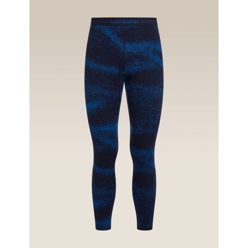 icebreaker Men Merino 260 Tech Vertex Leggings Chillwave - Thermische merinowollen Panty - Heren | Hardloop