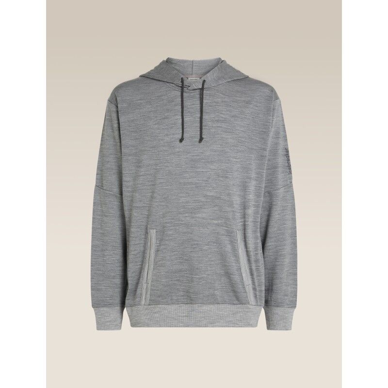 icebreaker Men Merino Blend 150 Drift LS Hoodie - Merinohoodie - Heren | Hardloop