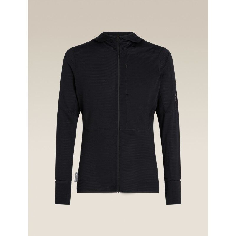 icebreaker Men Merino Blend 200 RealFleece™ Descender LS Zip Hoodie - Merino Fleece jacket - Men's | Hardloop