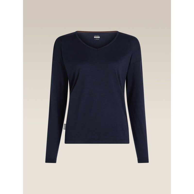 icebreaker Women Merino 150 Lodge LS Tee - T-shirt en laine mérinos femme | Hardloop
