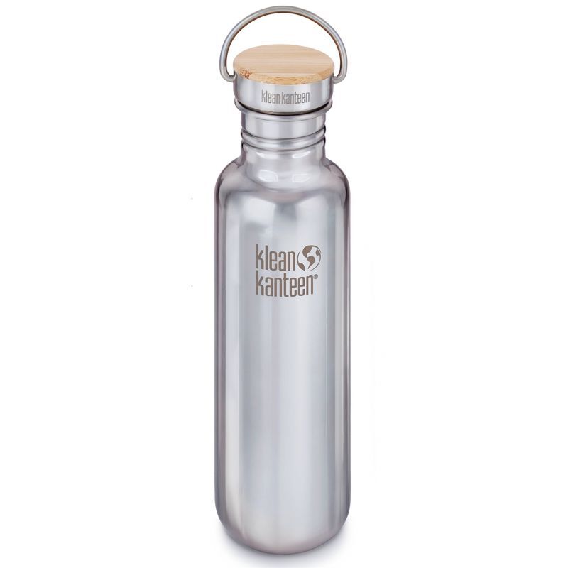 Klean Kanteen Kanteen® Reflect Stainless Unibody Bamboo - 0,800 L - Bidon | Hardloop