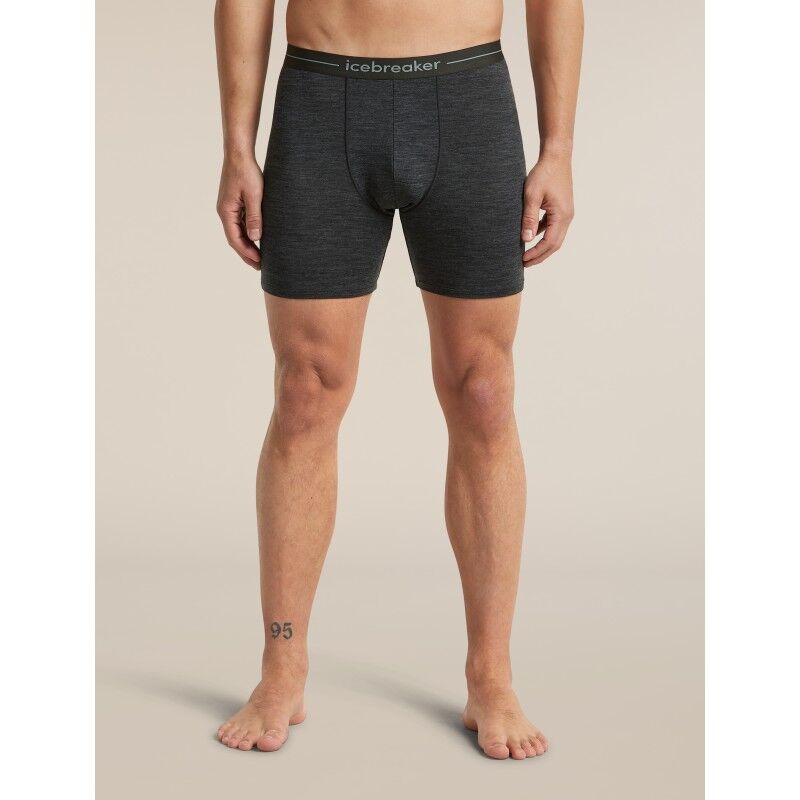 Icebreaker Mens Anatomica Long Boxers - Ropa interior - Hombre