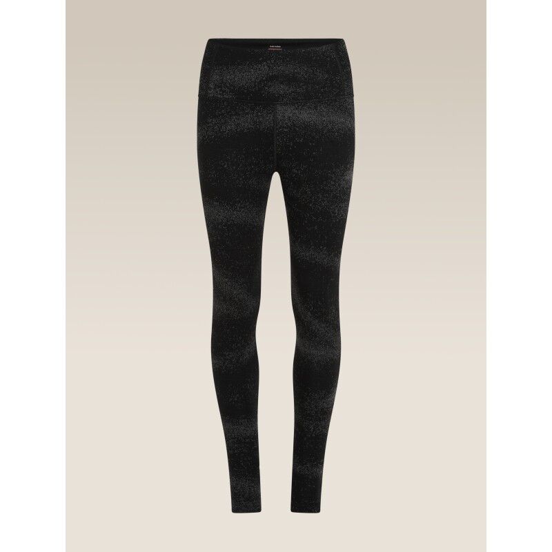 icebreaker Women Merino 260 Tech Vertex High Rise Leggings Chillwave - Collant thermique laine mérinos femme | Hardloop