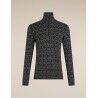 icebreaker Women Merino 260 Tech Vertex LS Half Zip Alpine Geo - Swetry z wełny merynosa damski | Hardloop