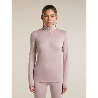 260 Tech LS Half Zip - Jersey de lana merino - Mujer